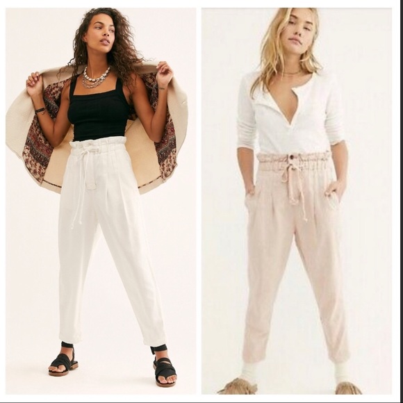 Free People Margate Pleated Trouser Misty Rose NWT - Picture 6 of 6